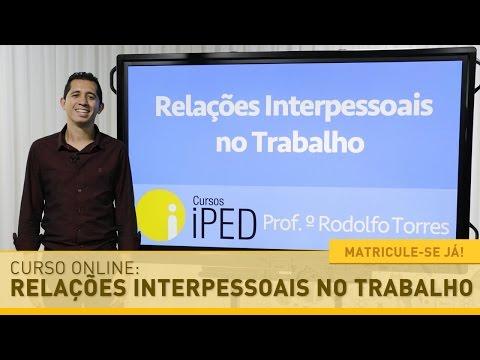 Imagem de Curso de Introdução às Relações Interpessoais no Trabalho Vídeo 1